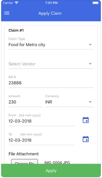 screenshot of Easy Hr